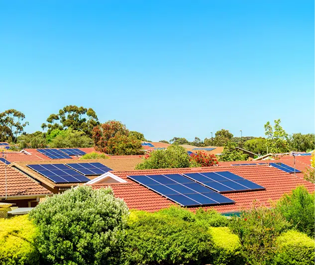 solar panels on-roof